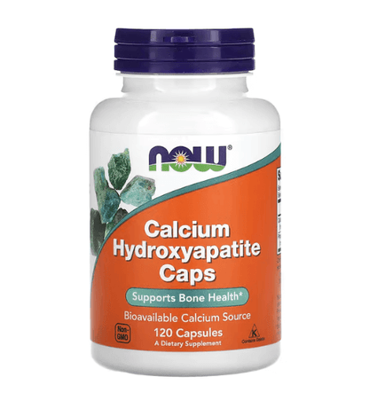 Now - Calcium Hydroxyapatite Phosphorus - 120 Capsules