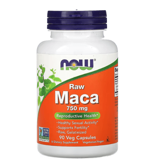 Now - Maca Raw 750 MG - 90 Capsules