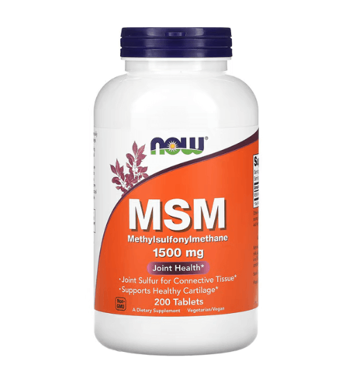 Now - Cartilagem MSM ( Metil-Sufonil-Metano ) 1.500 MG - 200 Comprimidos