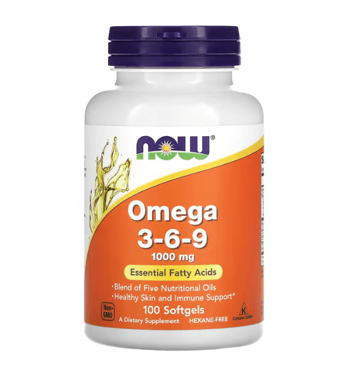 Now - Omega 3-6-9 1000 MG - 100 Capsules