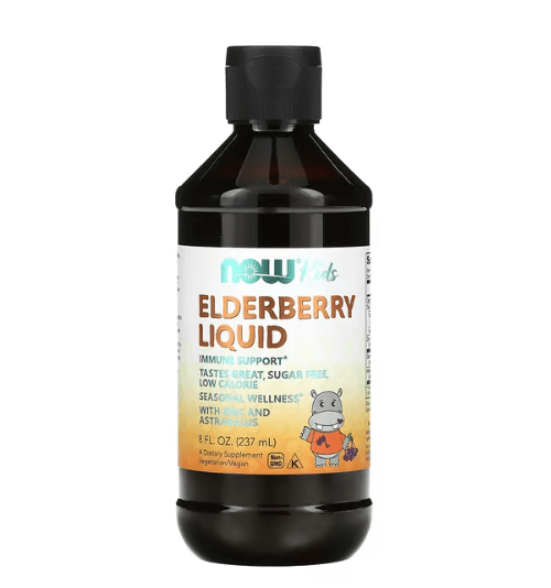 Now - Elderberry Liquid for Children - 237 ML