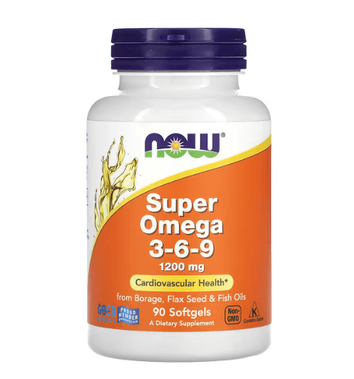 Now - Omega 3-6-9 Super 1,200 MG - 90 Capsules