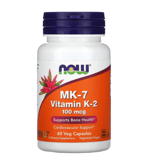 Now - Vitamin K 100 MCG with Mk-7 - 60 Capsules