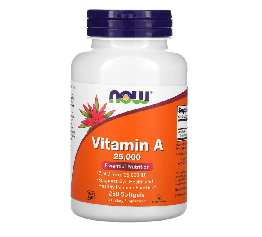 Now - Vitamin A 25,000 IU - 250 Softgels