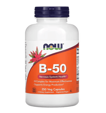 Now - B Complex - Nervous System Health - 250 Capsules