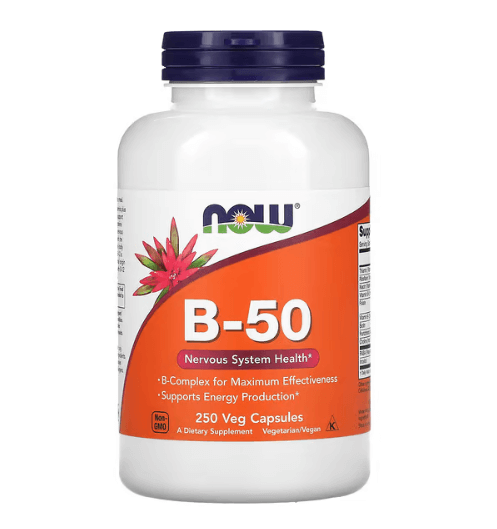 Now - B Complex - Nervous System Health - 250 Capsules