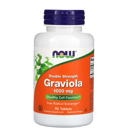 Now - Graviola Dupla Força 1000 MG -  90 Comprimidos