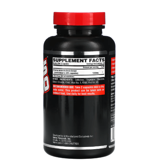 Nutrex - Tribulus Black 1300 Máxima Força -120 Comprimidos