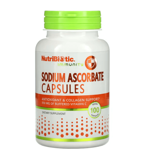 NutriBiotic - Sodium Ascorbate - 100 Capsules