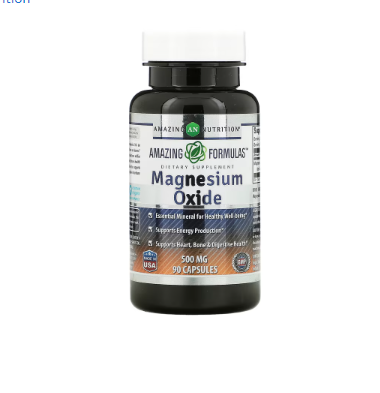 Amazing N. - Magnesium Oxide 500 MG - 90 Capsules