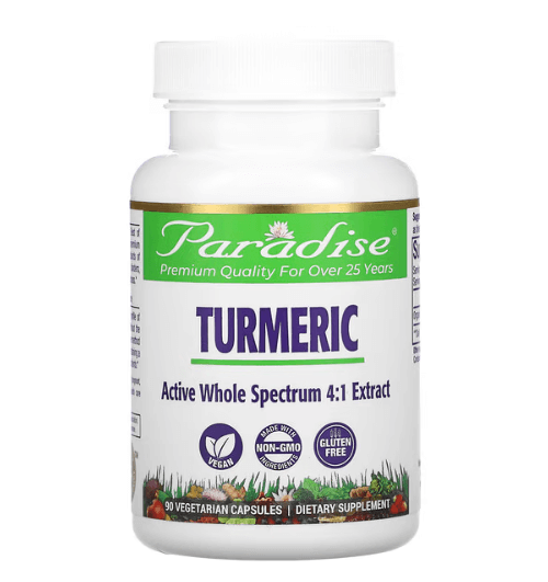 Paradise Herbs - Turmeric 500 MG - 90 Capsules