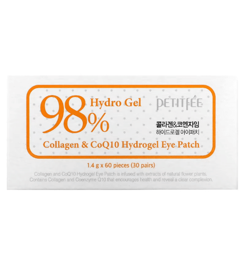 Petifée - Collagen Eye Patches + CoQ10 - 30 Pairs