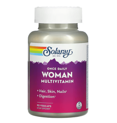 Solaray - Multivitaminas Mulher - 90 Cápsulas