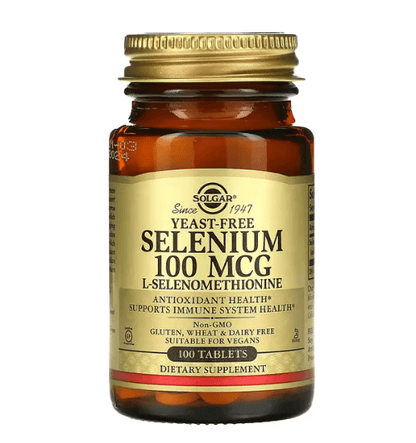 Solgar - Unleavened Selenium 100 MG - 100 Tablets