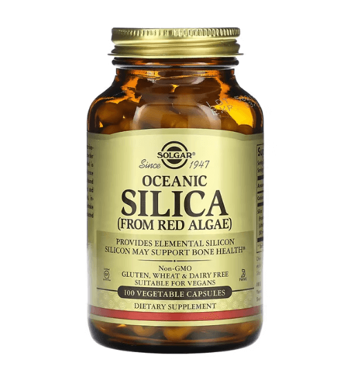 Solgar - Red Algae Oceanic Silica - 100 Capsules