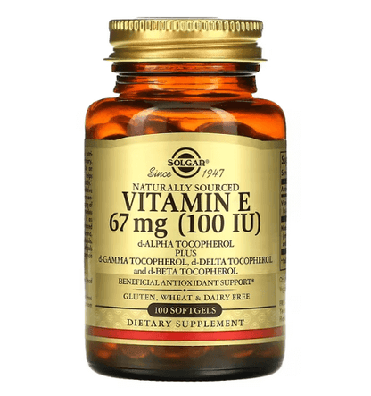 Solgar - Vitamin E 100 IU - 100 Capsules