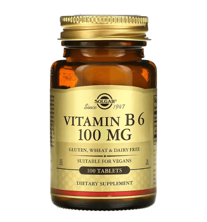 Solgar - Vitamin B6 100 MG - 100 Softgels