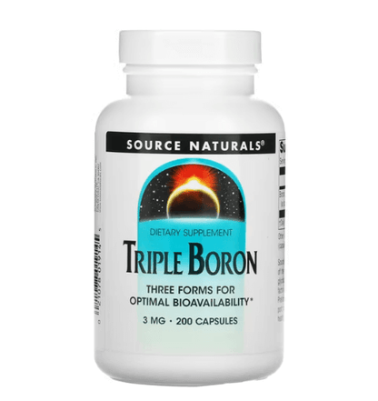 Source Naturals - Boro Triple 3 MG - 200 Comprimidos