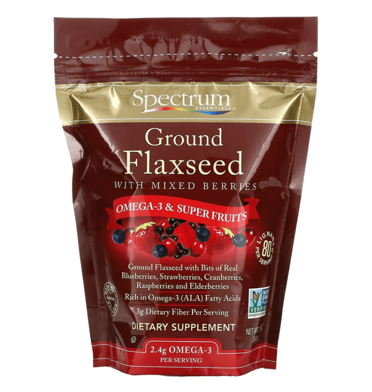 Spectrum Essentials - Ground Flaxseed with Berries - 340 G