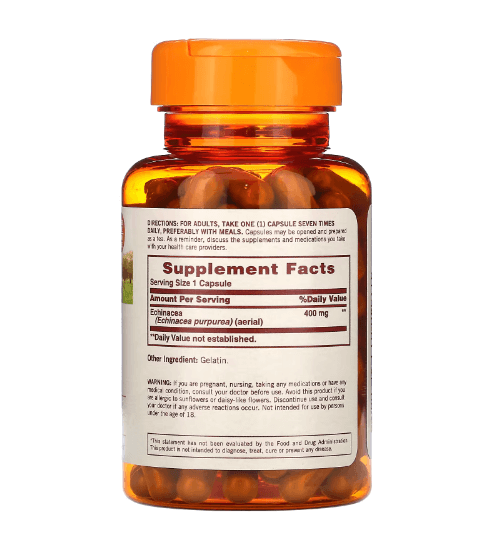 Sundown - Echinacea 400 MG - 100 Comprimidos