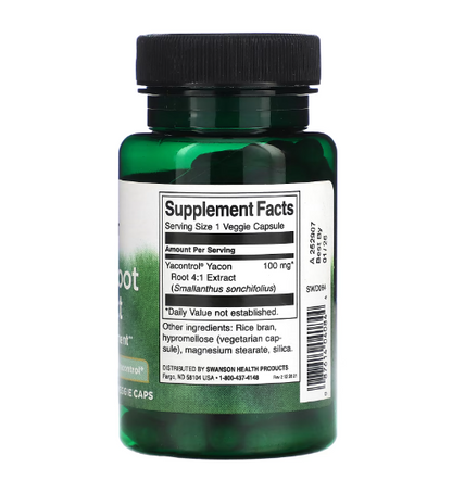 Swanson - Yacon Root Extract - 90 Capsules