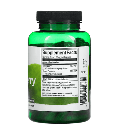 Swanson - Elderberry Immune Health - 120 Capsules