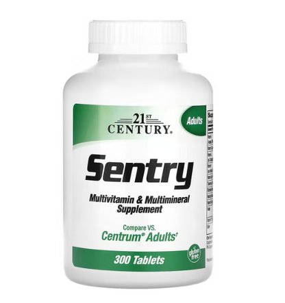 21 Century - Multivitaminas Adulto com Multimineral - 300 Comprimidos