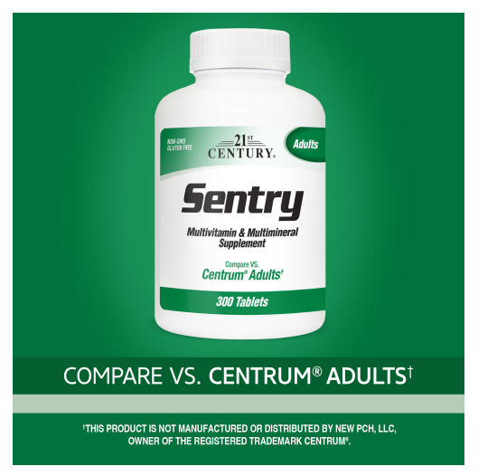 21 Century - Multivitaminas Adulto com Multimineral - 300 Comprimidos