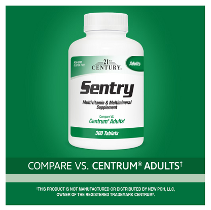 21 Century - Adult Multivitamins with Multimineral - 300 Tablets