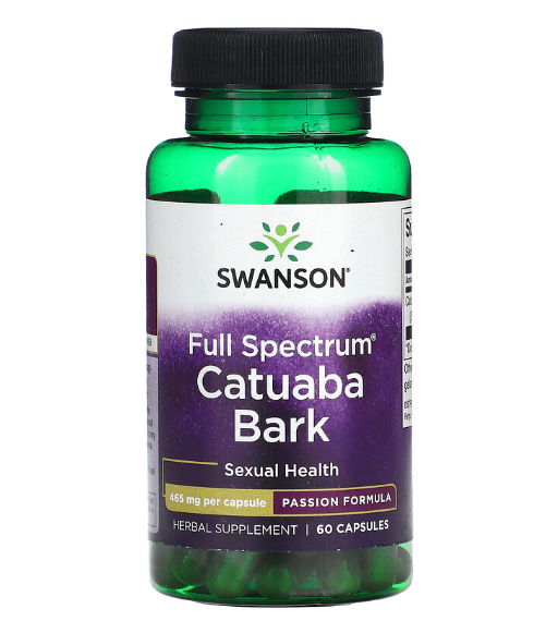 Swanson - Catuaba Bark 465 MG. - 60 Comprimidos