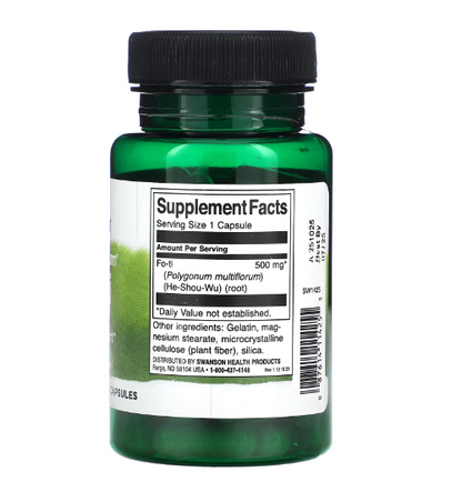 Swanson - Fo-Ti Polygonum 500 MG - 60 Capsules