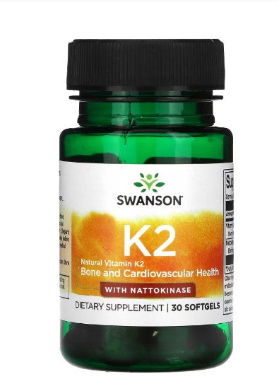 SWANSON - VITAMINA K2 - 30 CÁPSULAS