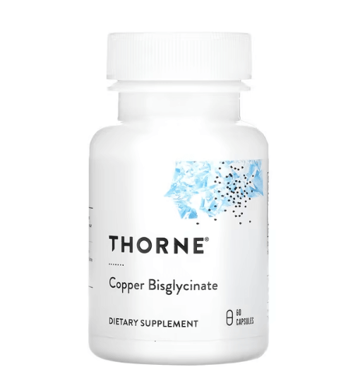 Thorne - Bisglicinato de Cobre - 60 Cápsulas