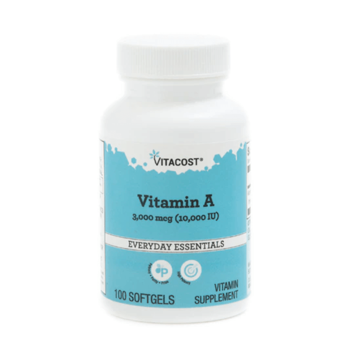 Vitacost - Vitamina A 10.000 IU - 100 Softgels