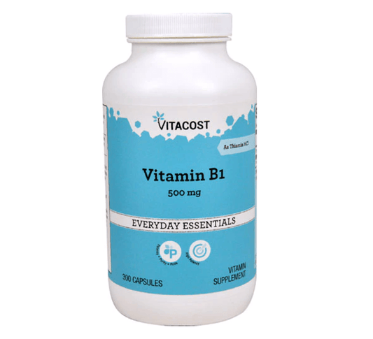 Vitacost - Vitamin B1 500 MG - 300 Capsules