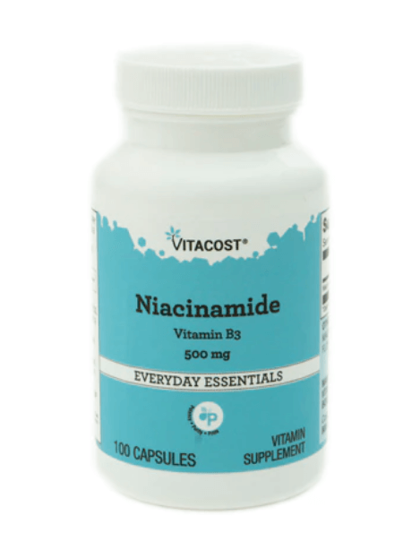 Vitacost - Niacinamide  Vitamin B3 500 mg - 100 Capsules